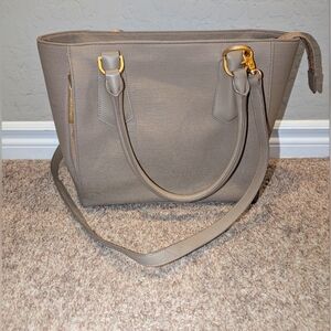 Dagne Dover sand midi tote
